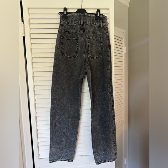 Sandro women’s high rise jeans in gray/black - Picture 2 of 10